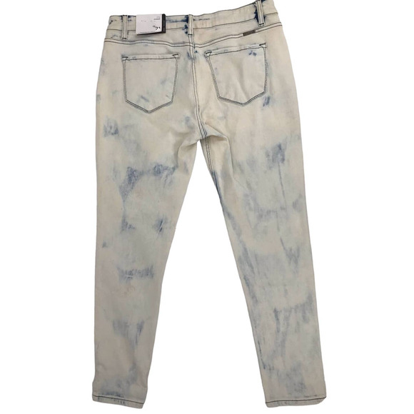 Kancan Light Acid Wash Mid Rise Super Skinny Ankle Jeans Size 31 - Picture 7 of 8